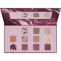 Eveline Cosmetics Eyeshadow Palette 12 Colors Shocking Nudes 9,6 g - Luomiväri Luxplusista