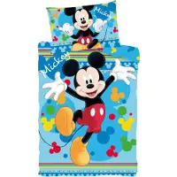 Javoli Lasten vuodevaatesetti Disney Mickey — 100×135 cm, 40×60 cm