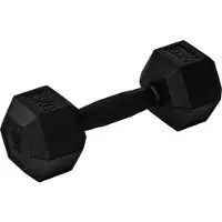Master Fitness Nero Rubber Coated Hex