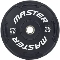 Master Fitness Easy Grip Black, Levypainot Bumper