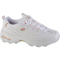 SKECHERS for woman. 11931 D'Lites Fresh Start shoes white (39), Leather, Laces, Casual