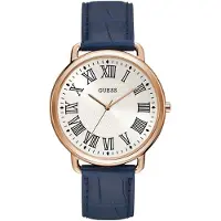 GUESS Kello - - W1164G2 - Kvartsi - Vellum-nahka - Analoginen - Hopea