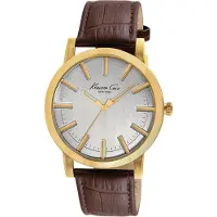 Kenneth Cole Kello - KENNETH COLE - SLIM IKC8043 - Ruskea Nahka - Kvartsi - Analoginen
