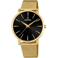 Festina Naisten kello F20476-2 Musta/Kullansävytetty teräs Ø38 mm