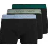 Jack & Jones Jacwesley Solid Trunks 3 Pack - Black - L