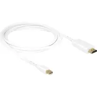 DeLOCK 83707, 2 m, Mini DisplayPort, HDMI, Uros, Uros, Suora
