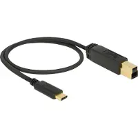 DeLOCK – USB 10 Gbps cable USB Type-C to Type-B 0.5 m (83674)