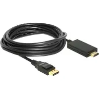 DeLOCK 85319 video cable adapter 5 m DisplayPort HDMI Black (85319)