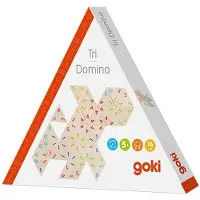 Goki Peli - - Kolmiomainen domino - Muistipeli - 76 kappaletta - Sekä tytöille että pojille - Sopii alkaen 3 vuotta