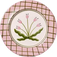 Pick a Poppy Madelen Möllard Tulip lautanen Pink, 28 cm