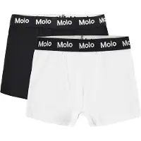 Molo 2-Pack Justin Nyrkkeilijät Black/White Black White 98/104 cm Musta 98/104 cm Pojat