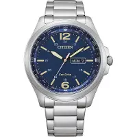 Citizen Miesten kello AW0110-82LE Classic Sininen/Teräs Ø44 mm