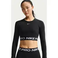 Nike Toiminnallinen paita 'Pro' musta / valkoinen
