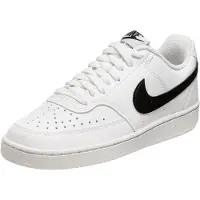 Nike Matalavartiset tennarit 'Court Vision' musta / valkoinen