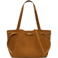 Tory Burch Romy Suede Tote - Brown - ONE SIZE