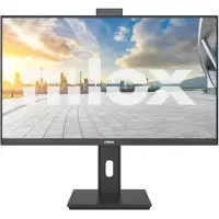 Nilox Monitor NXM27RWEB0265 27" FHD 120Hz IPS USB-C Full HD kamera kaiuttimet mikrofoni