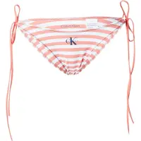Calvin Klein Side Tie Bottom - Coral - XS
