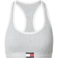 Tommy Hilfiger Underwear Rintaliivi meleerattu harmaa / valkoinen
