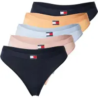 Tommy Hilfiger 5 Pack Flag Thong - Multi/patterned - L