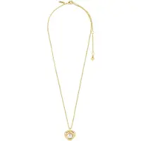 Pilgrim Nova Heart Necklace Gold-Plated - Gold - ONE SIZE
