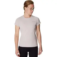 Houdini W's Pace Air Message Tee Silver Purple / Logo - M