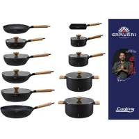 Heinner Wok-pannu, alumiiniumi, keramiikkapäällyste 32 x 9 cm HR-SNT-W32,
