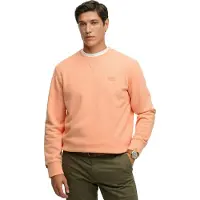 Superdry for man. M2013751A Essential Logo sweatshirt coral (XXL), Casual, Cotton