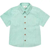 Copenhagen Colors GOTS Paita Sharp Green Cream Stripe Sharp Green Cream Stripe 116 cm Vihreä 116 cm Pojat
