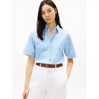 Tommy Hilfiger Pusero 'ESS' vaaleansininen / valkoinen