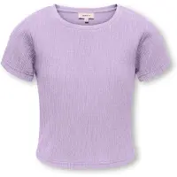 ONLY Kogkaylie Struc S/S Top Pnt - Purple - 158