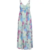 Vila Vipeony V-Neck Maxi Strap Dress/Dc/Ka - Multi/patterned - 38
