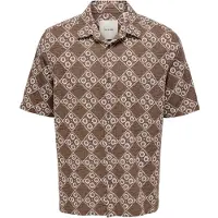 Only & Sons Onsjohnson Reg Ss 036 Shirt - Brown - M