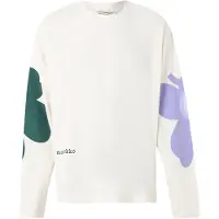 Marimekko Paita 'UNIKKO' tummanvihreä / vaaleanvioletti / offwhite
