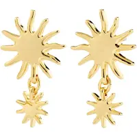 Pilgrim Lyricus Earrings Gold-Plated - Gold - ONE SIZE