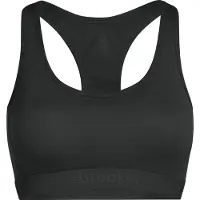 Icebreaker Women's Merino 125 Zoneknit Racerback Bra Black Alusvaatteet M