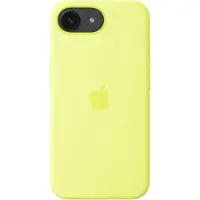 Apple iPhone 16e silikoni-suojakuori, neon yellow