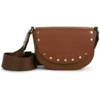 Michael Kors for girl. R30634 Brown half moon shoulder bag (OSFA), Casual, Polyurethane, children's fashion