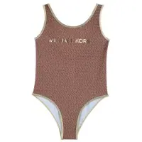 Michael Kors for girl. R30560 Brown one-piece swimming costume (14Y= 156cm), Beachwear, Polyamide, children's fashion