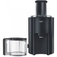 Braun J300, Keskipakoinen mehustin, Musta, Vaihe, 2 L, 7,5 cm, 1250 ml