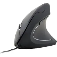 Gembird MUS-ERGO-01, Oikeakätinen, Vaakasuuntainen muotoilu, Optinen, USB A-tyyppi, 3200 DPI, Musta