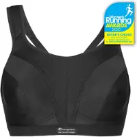 Shock Absorber Women's Active D+ Classic Support Bra Black Alusvaatteet 90I