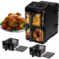 MPM MFR-13 Kuuma-ilmafriteerauskeitin 12L (2 x 6L) 3000W MFR-13 (5903151079114)