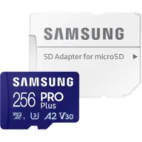 Samsung PRO Plus microSDXC 256GB &amp; SD adapter - Muistikortti
