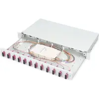 Digitus FO SPLICE BOX, 1U, EQUIPPED, 12X SC DX, OM4 (DN-96321-4)