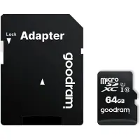 Goodram MicroSDHC-muistikortti M1AA-0640R12 - Luokka 10 - 64GB
