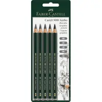 Faber-Castell 119397, Multi, Vihreä, Kahdeksankulmainen, Kupla, 5 kpl