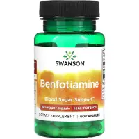 Swanson Health Benfotiamiini, 160 mg - 60 kapselia