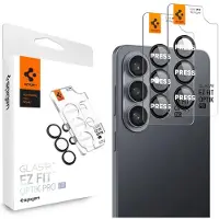 Spigen Samsung Galaxy S26+ Glas.tR Ez Fit Optik Pro Kameralinssin Panssarilasi - 2 Kpl. - Musta