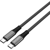 4smarts 456266, 1,5 m, USB C, USB C, 0,48 Gbit/s, Musta
