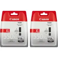 Canon PGI-550XL Mustepatruuna musta twin pack